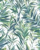York Wallcovering Swaying Palms Green & Blue