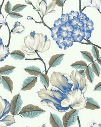 Morning Garden Wallpaper White by   