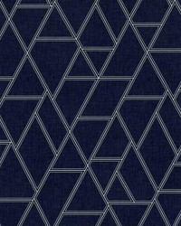 Pathways Wallpaper Navy by   
