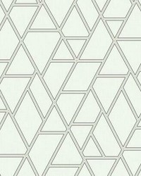 Pathways Wallpaper White Gray by   