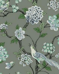 Fanciful Wallpaper Gray by   