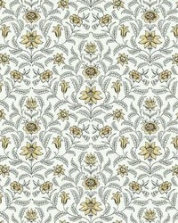 Vintage Blooms Wallpaper Yellow by   
