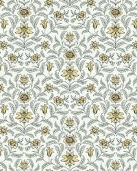 Vintage Blooms Wallpaper Yellow by   