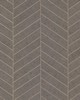 York Wallcovering Atelier Herringbone Wallpaper Gray