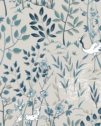 Aspen Wallpaper Gray by   