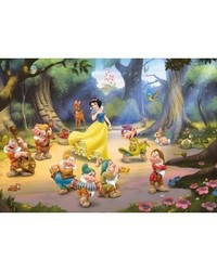 DISNEY PRINCESS  SNOW WHITE AND THE SEVEN DWARFS MURAL 6 X 10.5  ULTRASTRIPPABLE by   