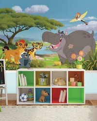 LION GUARD XL CHAIR RAIL PREPASTED MURAL 6 X 10.5  ULTRASTRIPPABLE by   