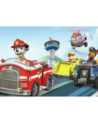 PAW PATROL XL CHAIR RAIL PREPASTED MURAL 6 X 10.5  ULTRASTRIPPABLE by   