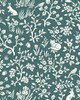 York Wallcovering Fox & Hare  Weekends (Teal)
