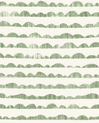 Hill & Horizon Wallpaper Green by  Stroheim 