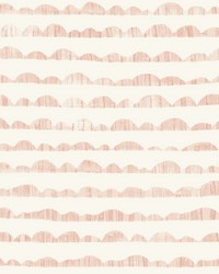 Hill & Horizon Wallpaper Pink by  Stroheim 