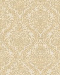 Mixed Metals Tattersall Damask Wallpaper MR643712 by   