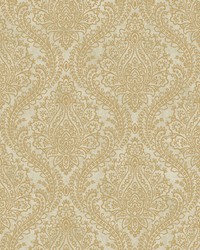 Mixed Metals Tattersall Damask Wallpaper MR643713 by   