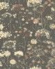 York Wallcovering Botanical Fantasy Wallpaper Black