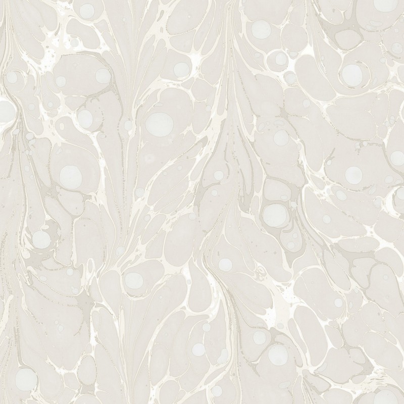 York Wallcovering Marbled Endpaper Wallpaper Cream Wallpaper