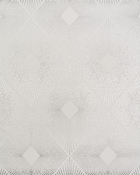 Harlowe Wallpaper White Silver by   