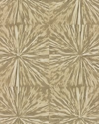 Squareburst Wallpaper Light Gold by  Creative Fabrics 