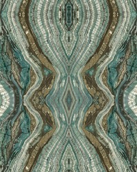 Kaleidoscope Wallpaper Teal by   