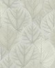 York Wallcovering Leaf Concerto Wallpaper Gray