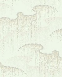 Moonlight Pearls Wallpaper Cream by   