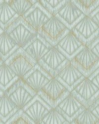 Modern Shell Wallpaper Light Blue by  P K Lifestyles 