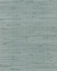Metallic Jute Wallpaper Silver Aqua by   