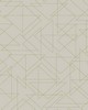 York Wallcovering Triangulation Peel and Stick Wallpaper Off White