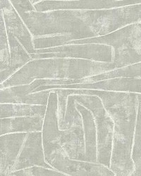 Urban Chalk Peel and Stick Wallpaper Gray by  Alexander Henry 