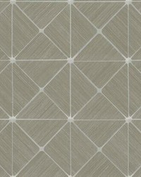 Double Diamonds Peel and Stick Wallpaper Taupe by   