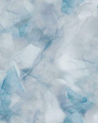 Watercolor Silks Peel and Stick Wallpaper Blue by   