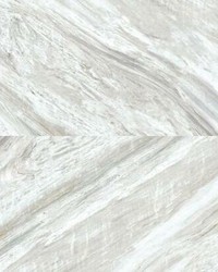Carrara Horizontal Peel and Stick Wallpaper White Neutral by   