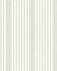 French Linen Stripe Peel and Stick Wallpaper Off White by   