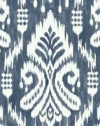 Hawthorne Ikat Peel and Stick Wallpaper Blue by   