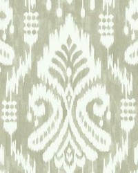 Hawthorne Ikat Peel and Stick Wallpaper Off White by   