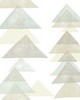 York Wallcovering Triangles Peel and Stick Wallpaper Neutral