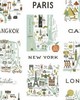 York Wallcovering City Maps Peel and Stick Wallpaper Mint