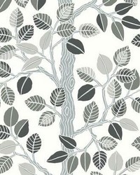 Forest Leaves Peel and Stick Wallpaper Neutral by  York Wallcovering 