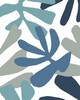 York Wallcovering Kinetic Tropical Peel and Stick Wallpaper Blue/Gray