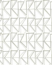 Love Triangles Peel and Stick Wallpaper Metallic Glint by  York Wallcovering 