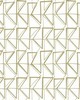 York Wallcovering Love Triangles Peel and Stick Wallpaper Gold Metallic