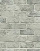 York Wallcovering Stretcher Brick Peel and Stick Wallpaper Gray