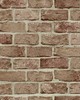 York Wallcovering Stretcher Brick Peel and Stick Wallpaper Red
