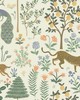 York Wallcovering Menagerie Peel and Stick Wallpaper Cream