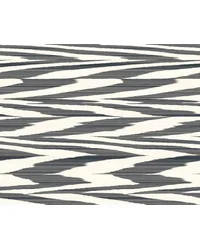 Flamed Zig Zag Black by   