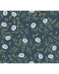 Peonies Navy by   
