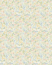 Tapestry Wallpaper Light Mustard by   