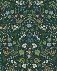 Wildwood Wallpaper Hunter Green by   