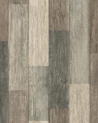 DARK WEATHERED PLANK PEEL  STICK WALLPAPER by  Roommates 