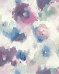 IMPRESSIONIST FLORAL PEEL  STICK WALLPAPER by   