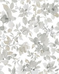 WATERCOLOR FLORAL PEEL  STICK WALLPAPER by   